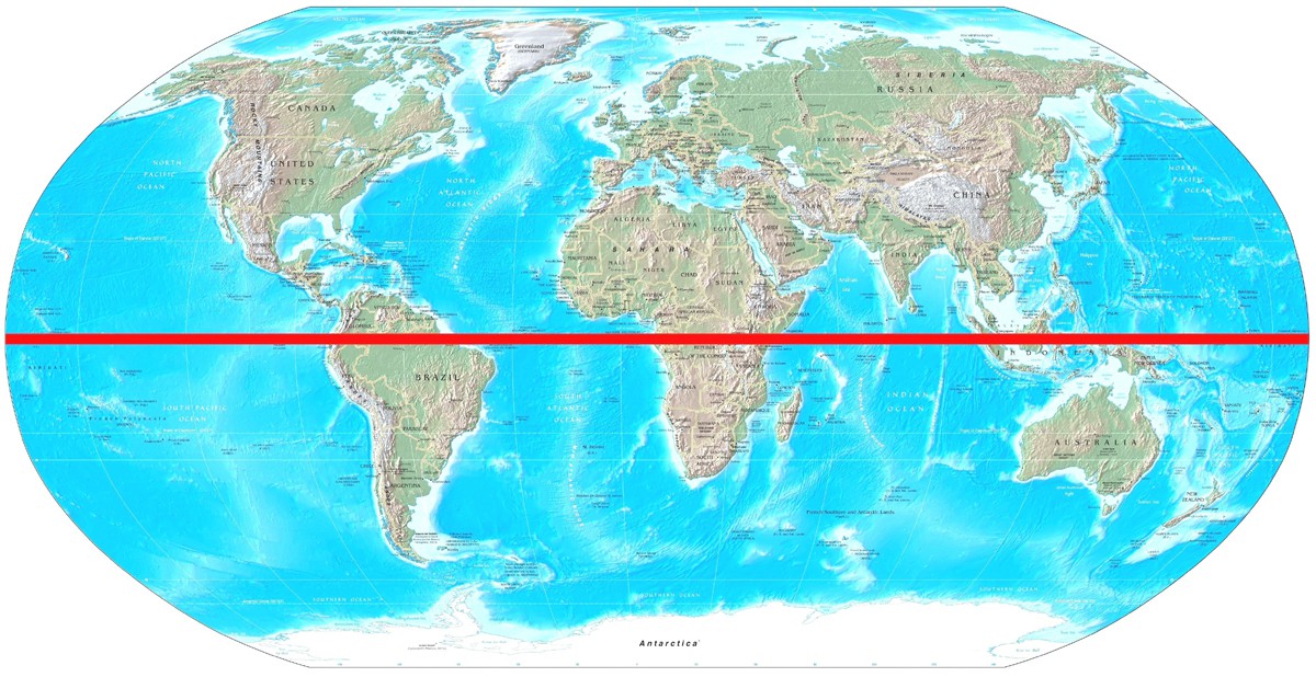 Xích đạo là gì? Đặc điểm khí hậu của các nước xung quanh xích đạo
